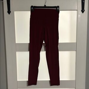 Aerie Burgundy Leggings